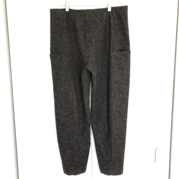 Zero+Matia Cornelius brown rust ankle cropped barrel leg pants size US 8 - Picture 3 of 16